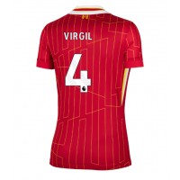 Maglie da calcio Liverpool Virgil van Dijk #4 Prima Maglia Femminile 2024-25 Manica Corta